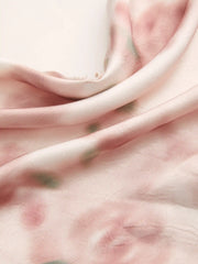Satin Cowl Neck Floral Mini Dress