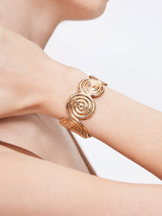 SPIRAL BANGLE BRACELET