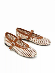 WOVEN STRAP FLATS