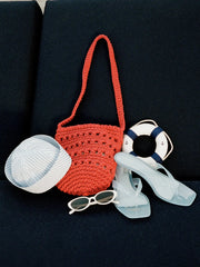 KNITTED SHOULDER BAG