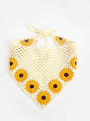 Floral Crochet Hair Band