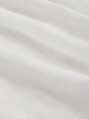 Chiffon Stand Collar Long Sleeve Ruffle Tie Front Ruched Blouse