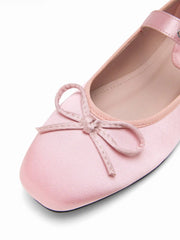 BOWKNOT DECOR MARY JANE FLATS