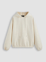 Lace Drawstring Hoodie