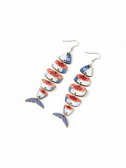 FISH DROP EARRINGS