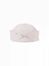 BOWKNOT STRIPED SAILOR HAT