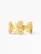 18KT FLORAL CUFF BRACELET