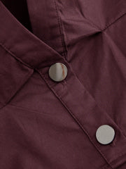 Cotton Collar Button Shirt & Cami Top