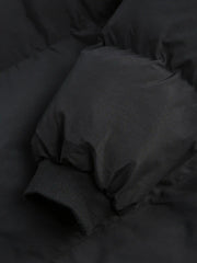 Zip Front Collared Puffer Jacket