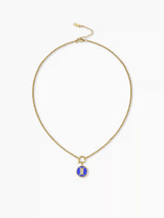 CONSTELLATION 18K GOLD PLATED STAINLESS STEEL PENDANT NECKLACE