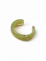TEXTURED OPEN BANGLE BRACELET