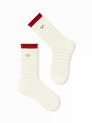 3 PAIRS TWO-TONE SOCKS