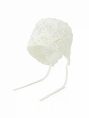 FLORAL LACE BEANIE HAT