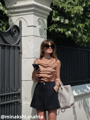 Mid Rise Trouser Shorts