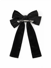 VELVET BOWKNOT HAIR CLIP