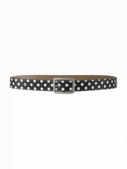 POLKA DOT SQUARE BUCKLE BELT
