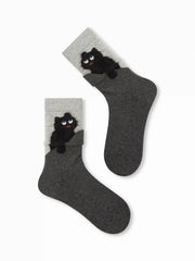 2 PAIRS CAT CREW SOCKS SET