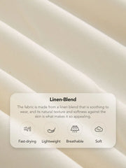 High Rise Linen Trousers