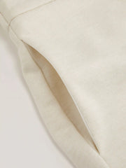 Soft Mid Rise Elastic Waist Everyday Pants