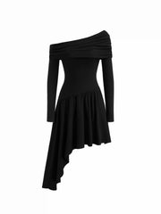 CDR Asymmetric Midi Dress