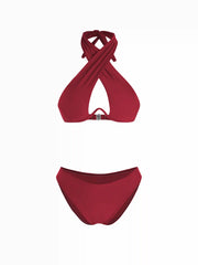 Miss Independent Cut-Out Underwire Bikini Set