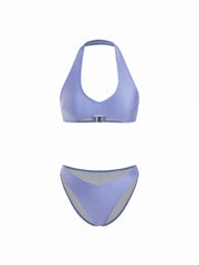 Halter Neckline Cheeky Bikini Set