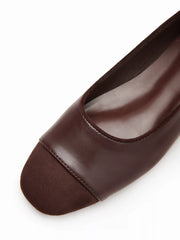 FAUX LEATHER & FAUX SUEDE FLATS