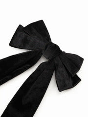 VELVET BOWKNOT HAIR CLIP
