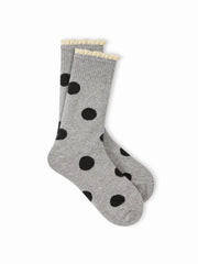 POLKA DOT CREW SOCKS