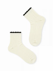 3 PAIRS RIBBED CREW SOCKS SET