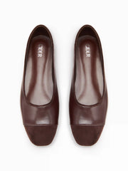 FAUX LEATHER & FAUX SUEDE FLATS
