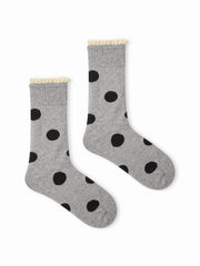 POLKA DOT CREW SOCKS