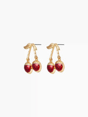 CHERRY DROP EARRINGS