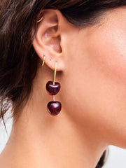 CHERRY DROP EARRINGS