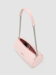QUILTED CYLINDRICAL SHOULDER BAG