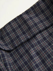 Plaid Double-Breasted Strapless Tiered Mini Dress
