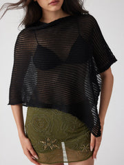CLASSIC KNITTED CAPE