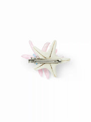 STARFISH & FLOWER HAIR CLIP