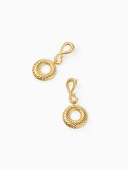 Snake Design Drop Earrings