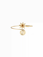 SUN & SPIRAL ARM CUFF