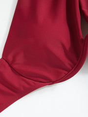 Miss Independent Cut-Out Underwire Bikini Set