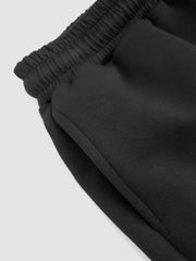Elastic Waist Drawstring Tapered Sweatpants