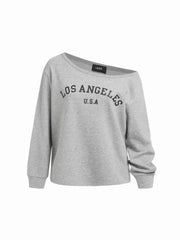 Los Angeles Graphic Terry Oversized Sweatshirt