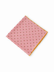CHERRY GINGHAM SQUARE HEADSCARF