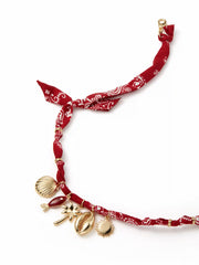 SHELL & FISH PENDANT NECKLACE