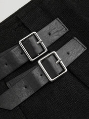 Low Rise Belted Mini Skort