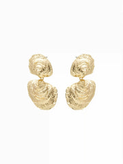 SHELL TEXTURED EARRINGS
