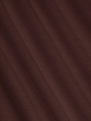 Wool-blend Stand Collar Lettuce Trim Long Sleeve Tee
