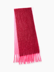 TWO-TONE TASSEL SCARF