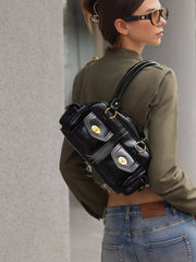 MULTI POCKET SHOULDER BAG